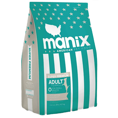 Manix Adulto Razas Pequeñas está diseñado bajo el tamaño ideal de croqueta para los perros de razas pequeñas y cuyos nutrientes deben de estar totalmente pensados para su tamaño. Presentación: 9.07 kg